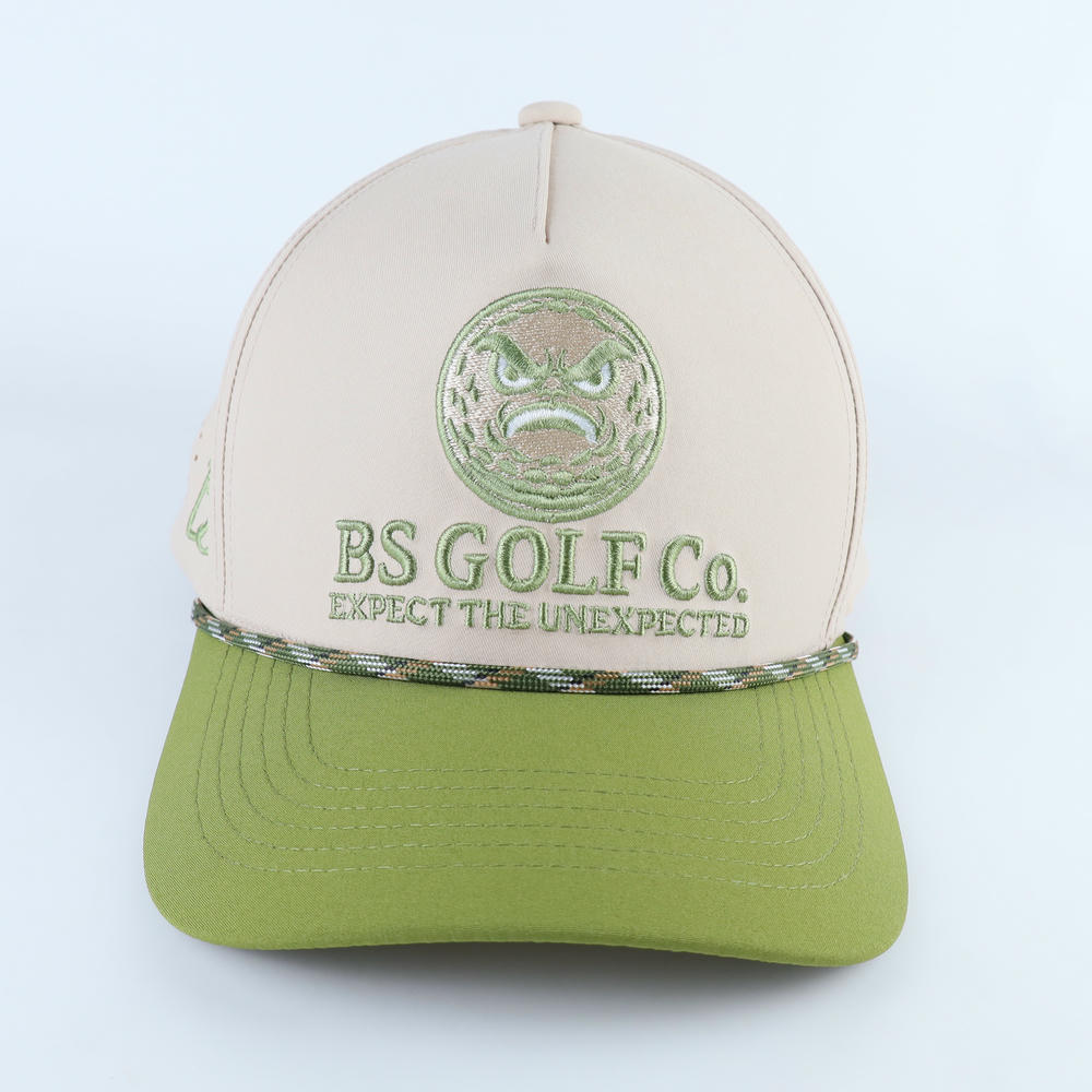 Custom laser perforated golf cap
